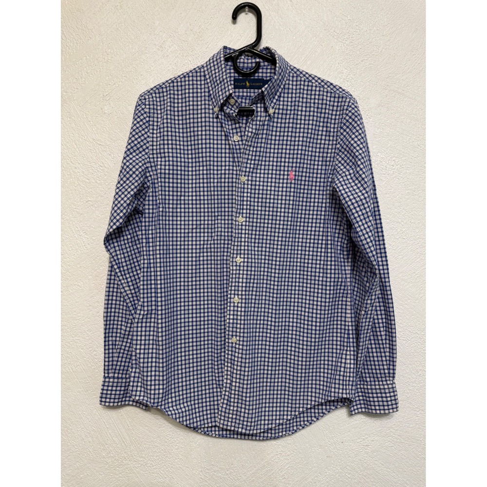Ralph Lauren Casual Men Plaid Button Up Long Sleeve Kentucky Derby S Top Colors